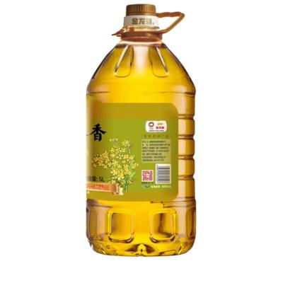 金龙鱼压榨本香菜籽油非转压榨食用油5L*1瓶 新老款随机