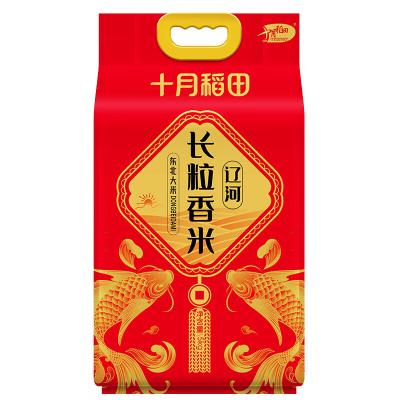十月稻田辽河长粒香5kg大米 新老款随机发货
